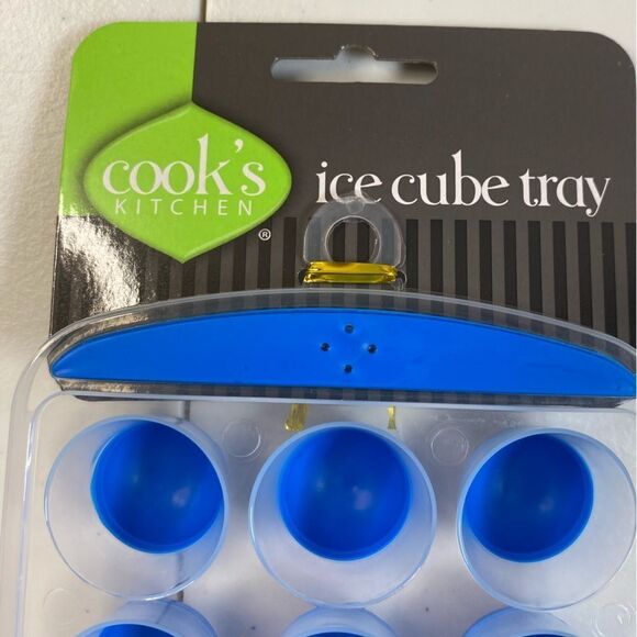 NWT Cook's Kitchen Blue Ice Cube Tray 21 Small Dome Ice Cubes or Snacks Set of 2 - Picture 6 of 9